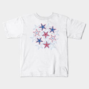 Sea stars pattern Kids T-Shirt